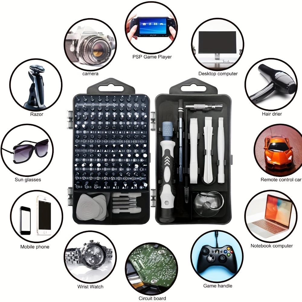Electronics Repair Game - Kit de tournevis de précision 115-en-1